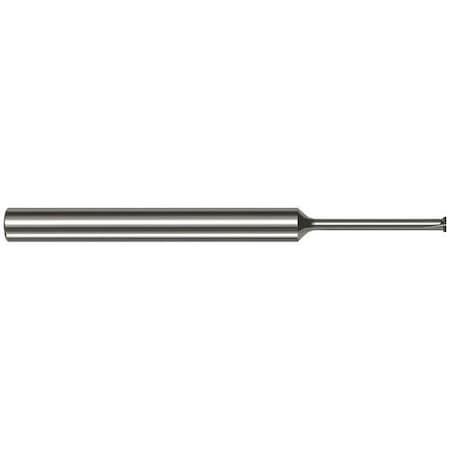 Harvey Tool 1/8 in. Head dia. x 3/8 in. Neck Length x 45 Degree per side Carbide Back Deburring Mill, 6 Flutes 846425